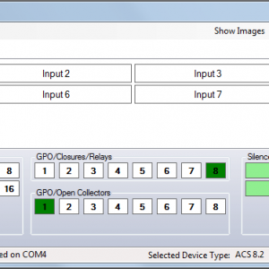 NetSwitch III application controlling ACS 8.2 Plus switcher