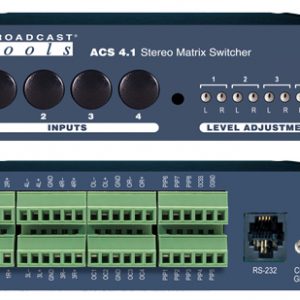 ACS 4.1 – Analog Stereo Matrix Switcher