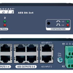 AES DA 2x4 / 1x8 RJ - RJ45 AES Distribution Amplifier