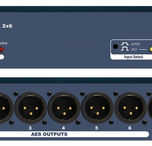 AES DA 2x6 – XLR AES Distribution Amplifier