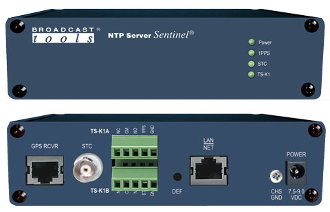 NTP Server Sentinel® – Time Server – Broadcast Tools | Problem