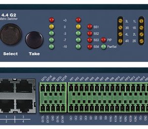 ACS 4.4 G2 – Analog Stereo Matrix Switcher