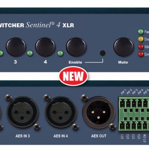AES Switcher Sentinel 4 XLR – Web-based AES Switcher