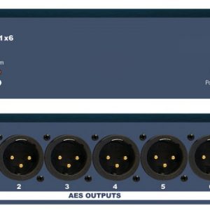 AES DA 1x6 – XLR AES Distribution Amplifier