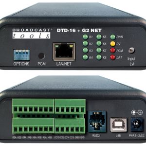 DTD-16 + G2 NET - DTMF Decoder w/ Relay Outputs, USB/Serial/Ethernet