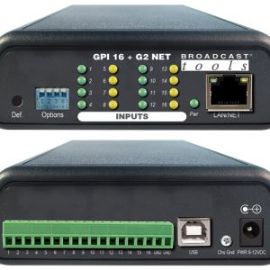 GPI-16 + G2 NET - USB/Ethernet GPI/Trigger Interface