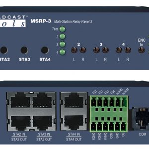 MSRP-3 – Three-Station Analog Stereo EAS Relay Panel