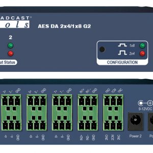 AES DA 2x4/1x8 G2 Term – AES Distribution Amplifier