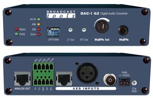 DAC-1 G2 – Digital Audio Converter - Broadcast Tools | Problem Solved